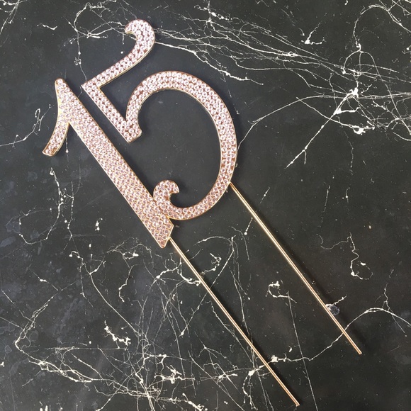 15th Cake Topper - Picture 3 of 8